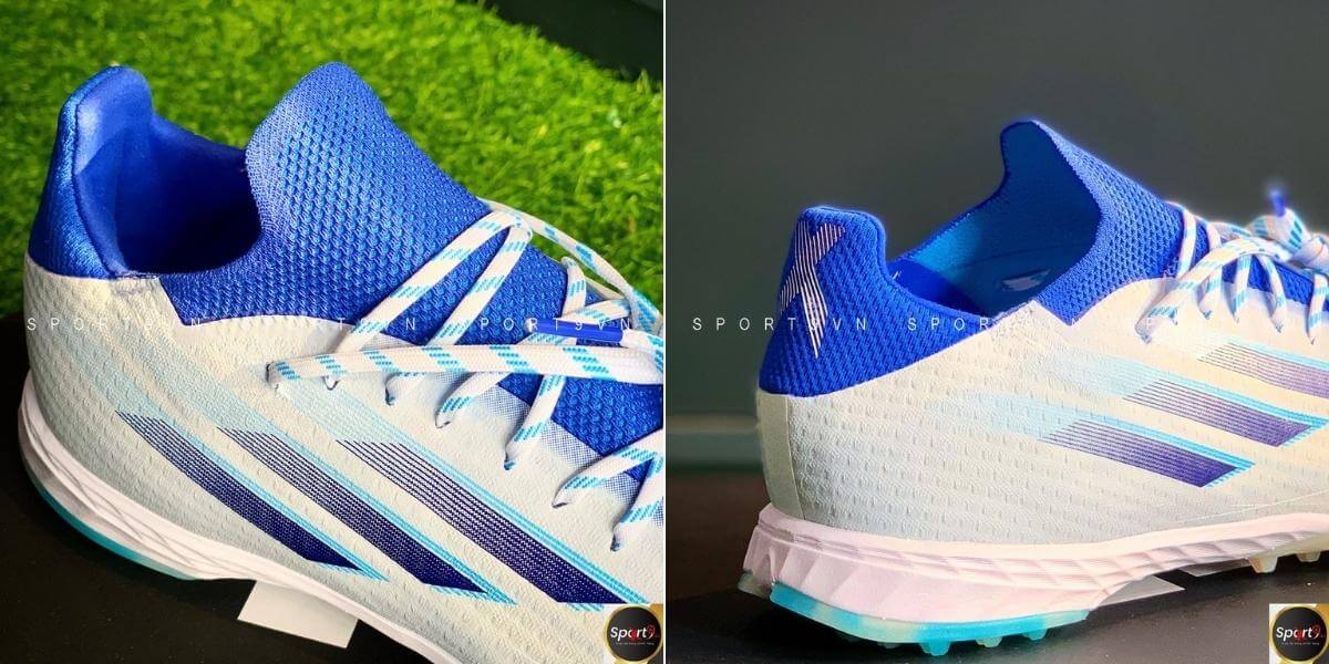 Adidas X Speedflow .1 TF Diamond Edge - Trắng/Xanh - GW7473